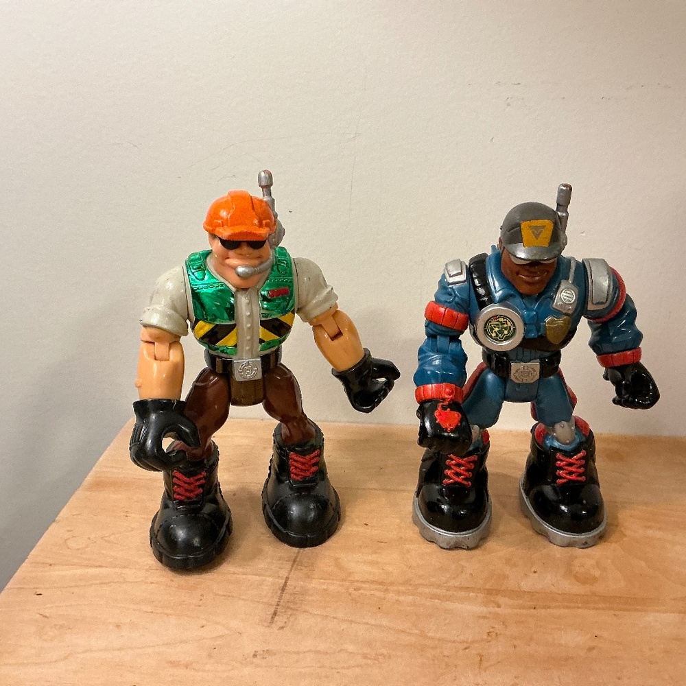 Mattel Fisher-Price Rescue Heroes Rip Rockefeller and Jake Justice